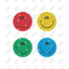 Smiley Face Multi Color Stickers 440/stickers 3/8"