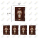 Chumashim Cutout 2.25-inch 20/pk
