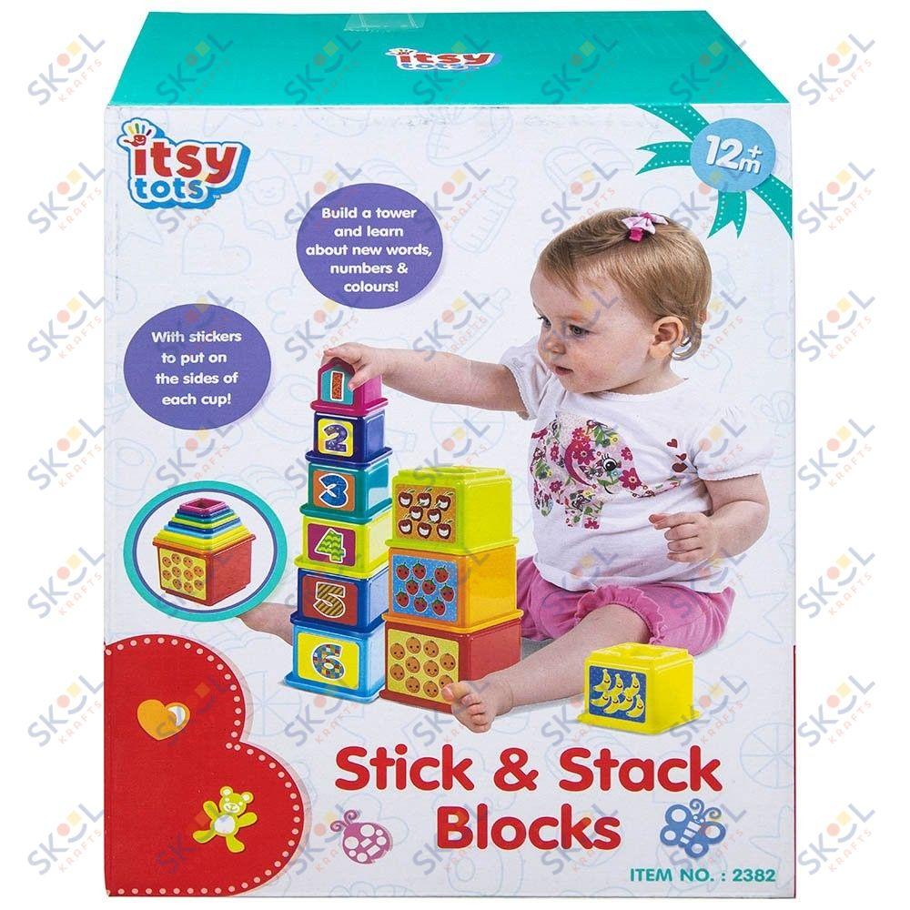 Itsy Tots Stick & Stack Blocks