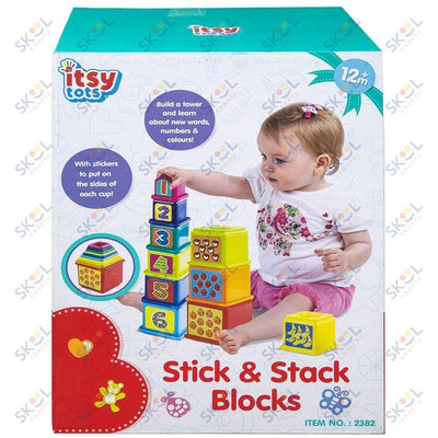 Itsy Tots Stick & Stack Blocks