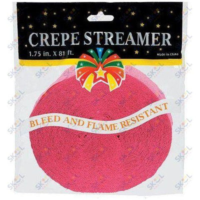 Crepe Paper Streamer 1.75"x 81 ft (Lt Blue)