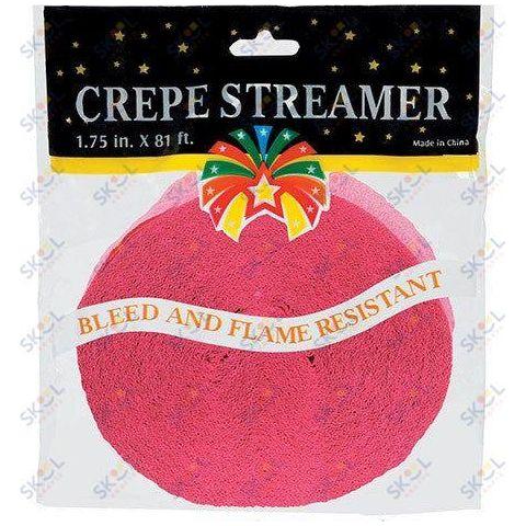 Crepe Paper Streamer 1.75"x 81 ft