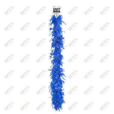 Blue Chandelle Boa: 6 Feet (closeout)