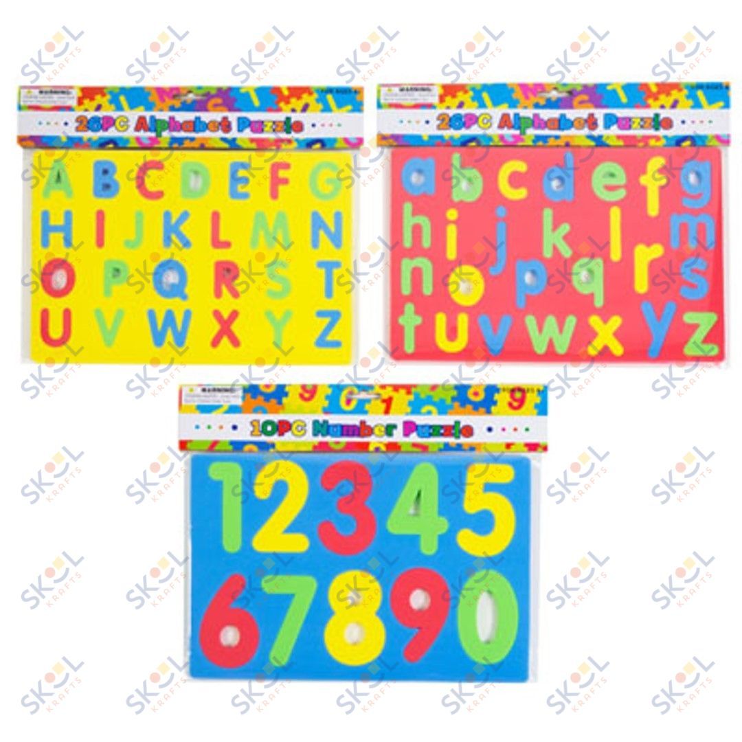 Alphabet And Number Foam Puzzle