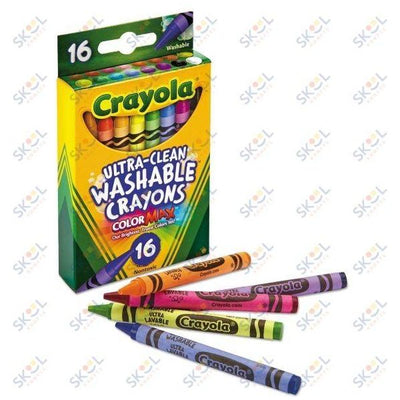Crayola Ultra-Clean Washable Crayons 16/pk