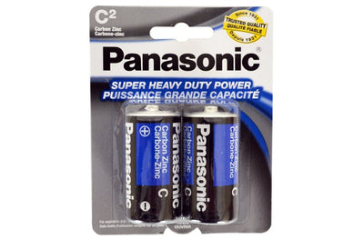 Heavy Duty Panasonic Battery C-2/pk