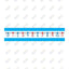 Student Number Lines Desk Tape