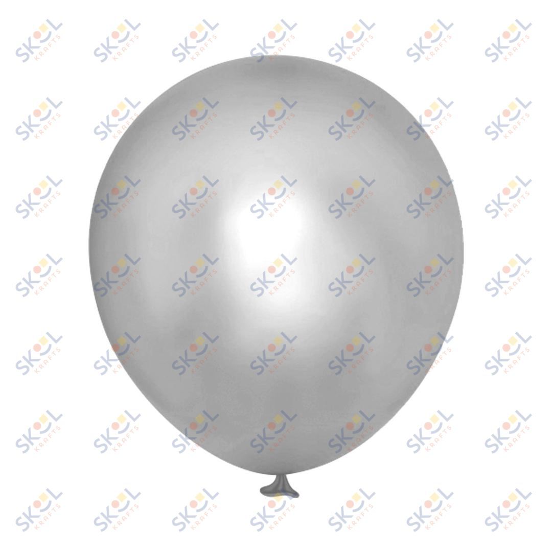 Balloons 12" 50ct  (Silver)