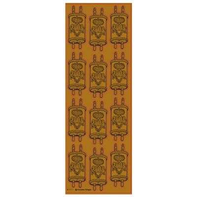 Stickers Torah gold 12 per Sheet 25 Sheets