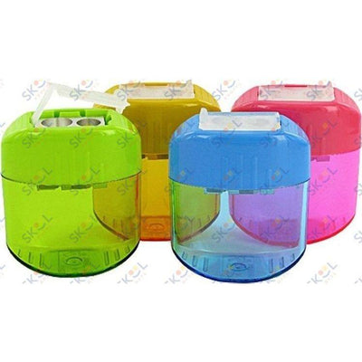 2-Hole Dome Shaped Pencil Sharpener