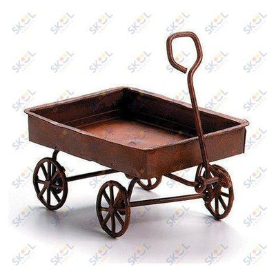 Tin - Wagon - Rusted - 3.3 X 2.5 X 1.875 Inches