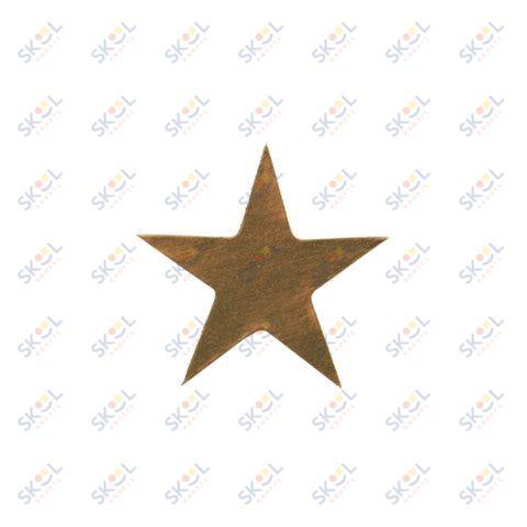 Gold Foil Star Stickers 1/2" 250/pk