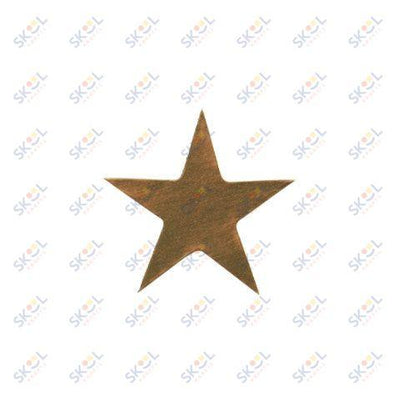 Gold Foil Star Stickers 1/2" 250/pk