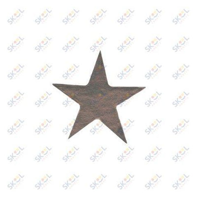 Silver Foil Star Stickers 1/2" 250/pk