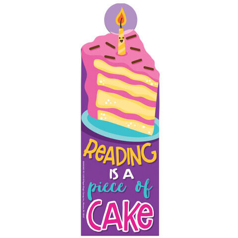 Cake Scented Bookmarks 24/pk