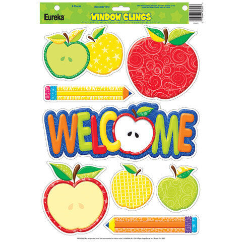 Assorted Welcome Window Clings 12" x 17" 1pk