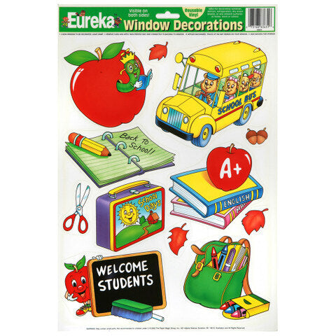 Welcome Students Window Clings 12" x 17" 1pk
