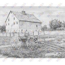 Sketching Kit 9" x 12" Country Wagon