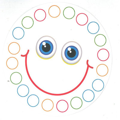 Smiley Coloring Craft 5" 20/pcs.