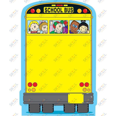 School Bus Notepad 5.25” x 8” 50 Sheets