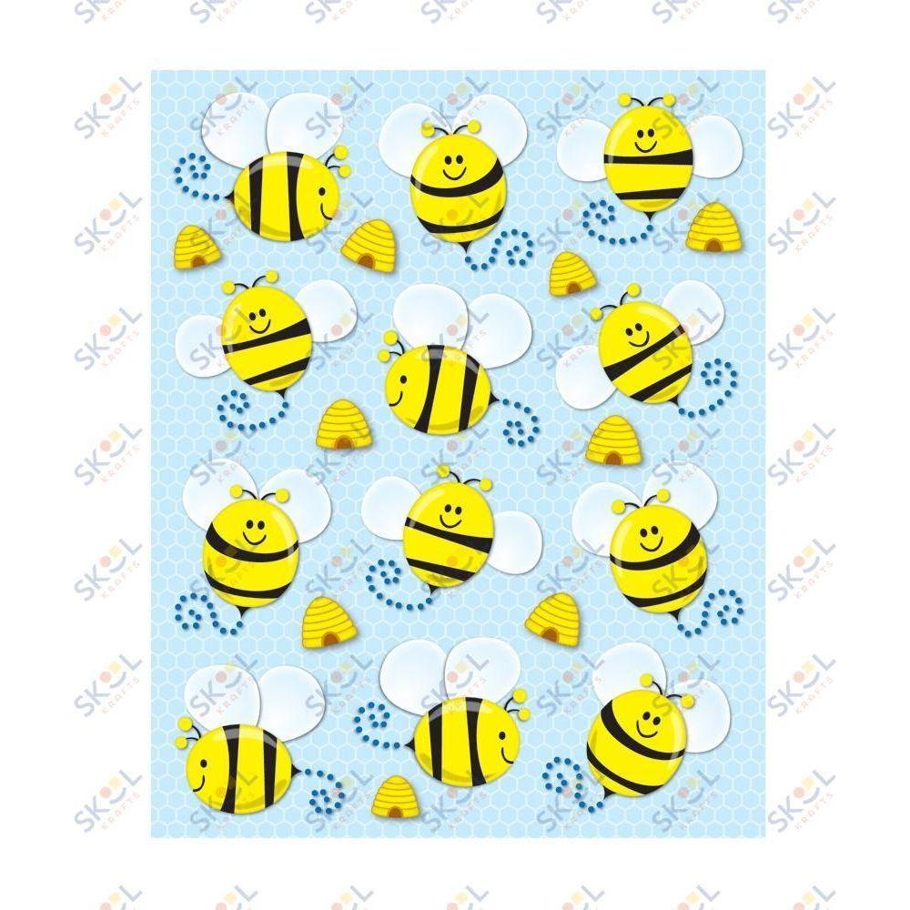 Stickers Bees Shape 6/sheets
