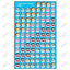 Super Snow Friends Stickers 7/16" 800/pk