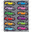 Stickers Race Cars Shape 6/sheets