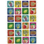 Stickers Assortment of Sukkas 1"