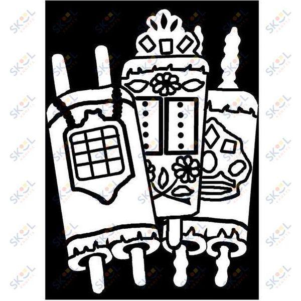 Torah Velvet Art w/markers