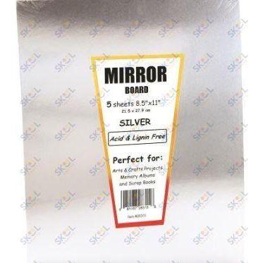 Mirror Board Sheets (Gold, 8.5 X 11, 25 Sheets)