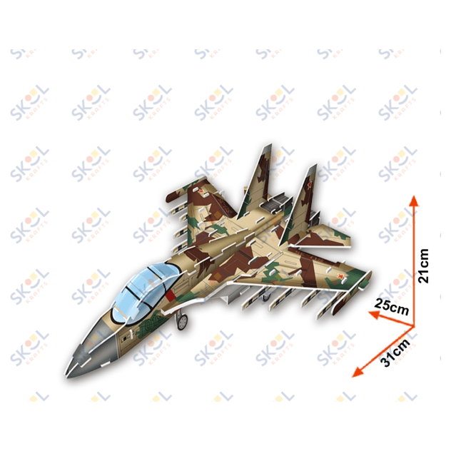 Sukhoi Su-35 3D Puzzle 67/pcs