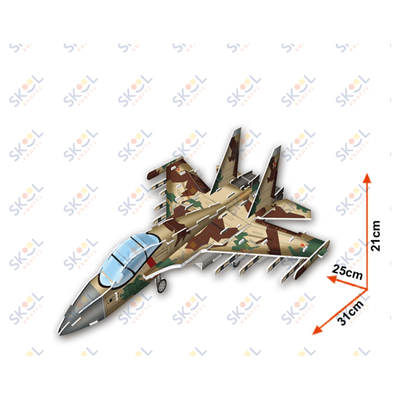 Sukhoi Su-35 3D Puzzle 67/pcs