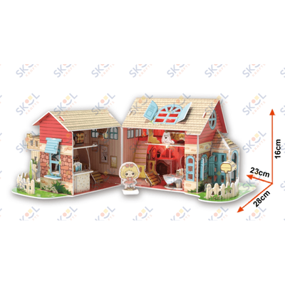 Sweet Villa 3D Puzzle 84/pcs