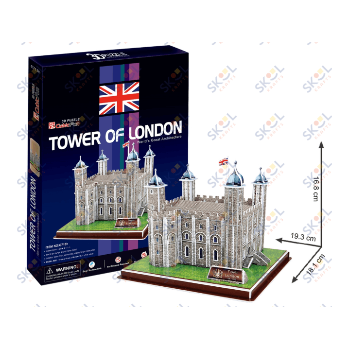 Tower Of London  3D Puzzle 40/pcs