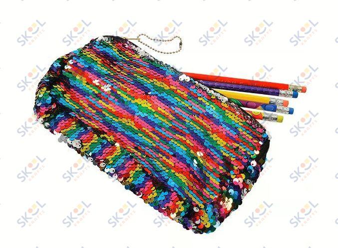 Reversible Sequins Pencil case