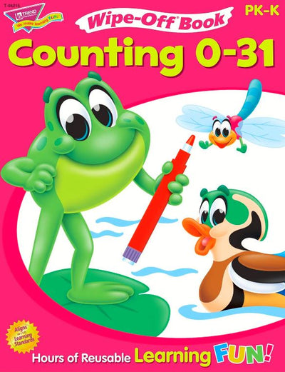 Counting 0-31 Wipe off Book