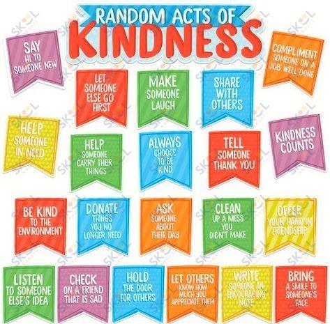 Acts Of Kindness Mini Bulletin Board Set