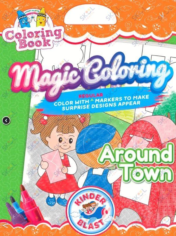 Magic Coloring Book - Around Town