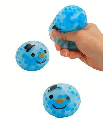 Snowman Gel Squeeze Ball 12/pk