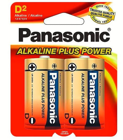 Panasonic Battery D 2/pk