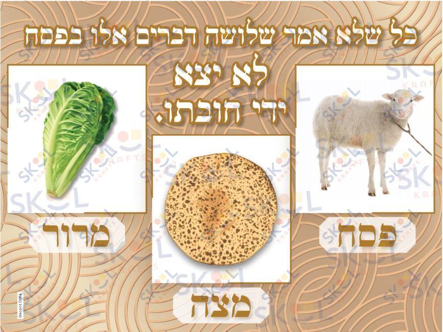 Pesach matza marror poster