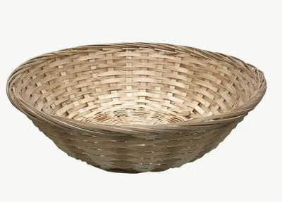 Woven Bamboo Bowl 12"