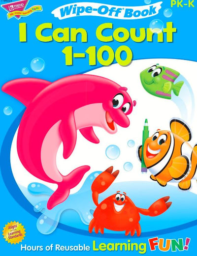 I Can Count 1-100 Wipe Off Book