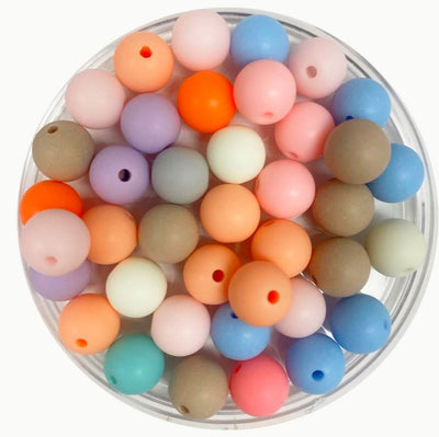 Matte Beads Multi Color 10 mm