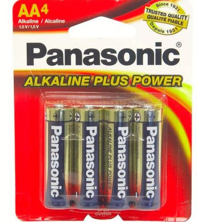 Panasonic Alkaline AA 4/pk
