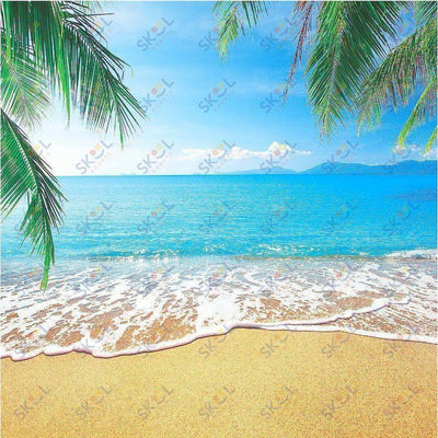 Beach Backdrop Banner 6ft x 6ft