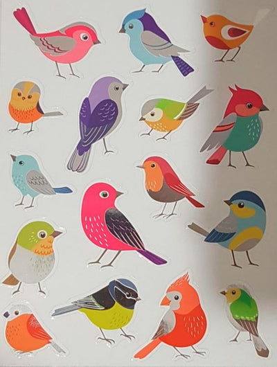Bird Stickers 10/sheets