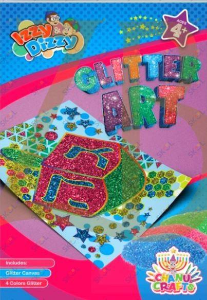 Chanukah Glitter Art Craft