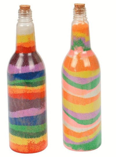 Plastic Sand Art Bottles 7 1/2" 8oz