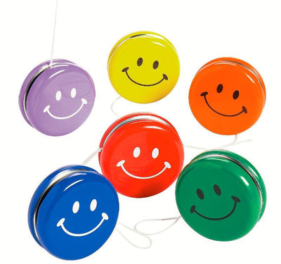 Smile Face Yo Yos 6/pk